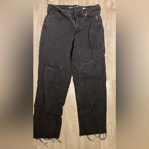 black high rise og loose old navy jeans